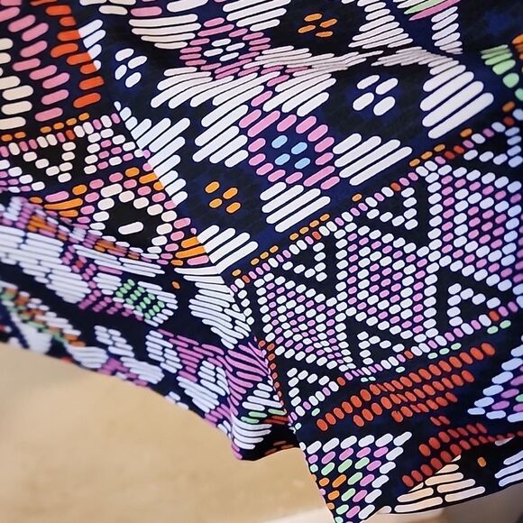 Mara Hoffman Multicolor Geometric Pattern Sleeveless Shorts Romper medium - Picture 5 of 9